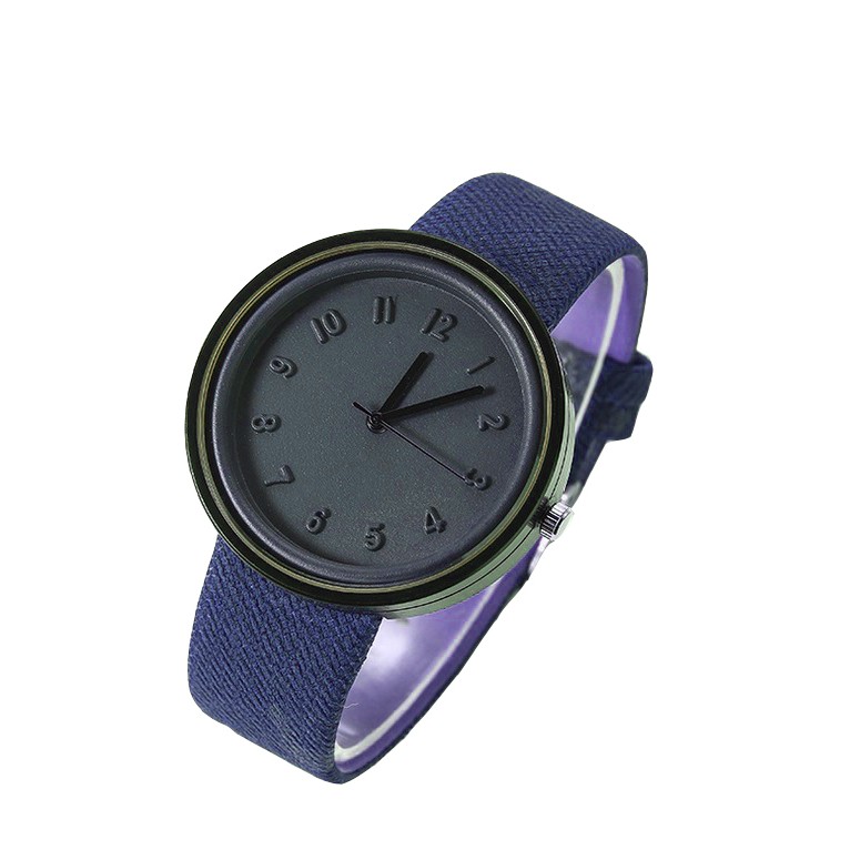 Jam Tangan Canvas Fashion Korean Style Unisex Quartz Watch