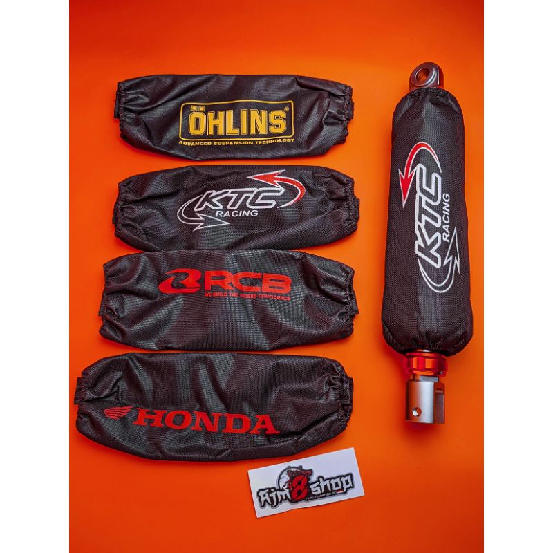 SARUNG SHOCK MOTOR Sarung cover shok blakang motor rcb ohlins ktc honda