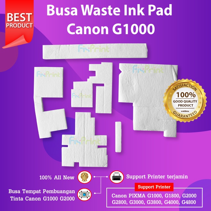 Busa Ink Pad Canon G1000 G2000 G1010 G2010 Busa Pembuangan Tinta Printer G3000 G4000 G2010 G3010