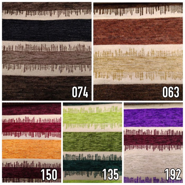 Kain Meubel Hikaron Motif Garis Salur - Ludwig (Sofa- Jok- Kursi) ~ yst572