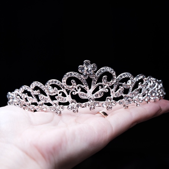 Popuri crown mahkota pengantin hijab cantik