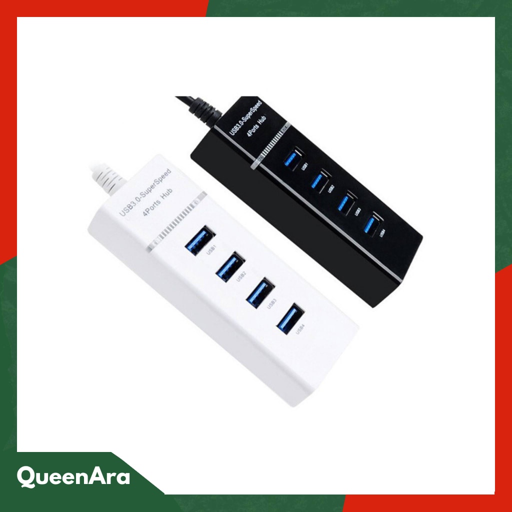 High Speed 4 Ports USB HUB 3.0 Adapter - 30