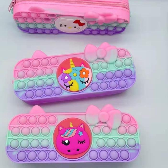 

ヷ Kotak Pensil Pop It Import (Depan Belakang Bisa Pop It) す