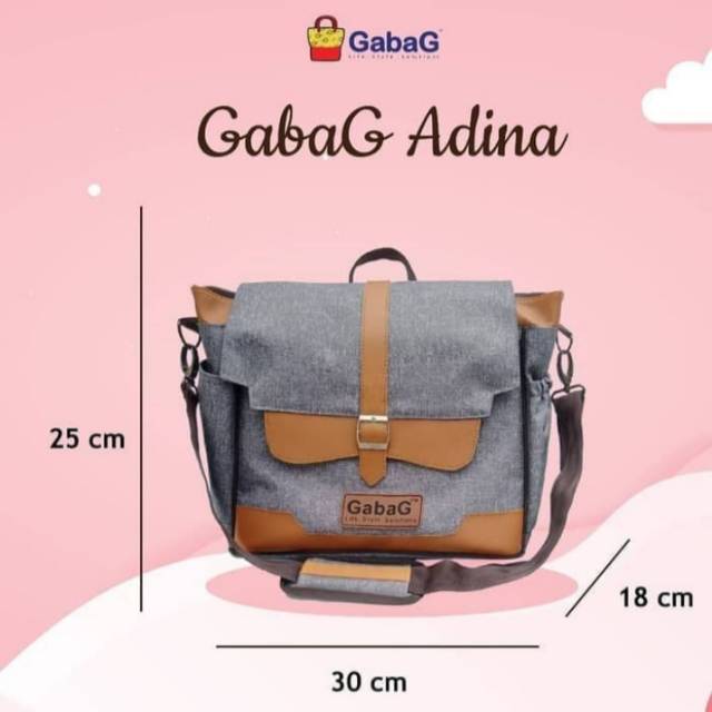 GABAG ADINA Cooler Bag  Ransel Backpack  Insulation Bag Tas ASI