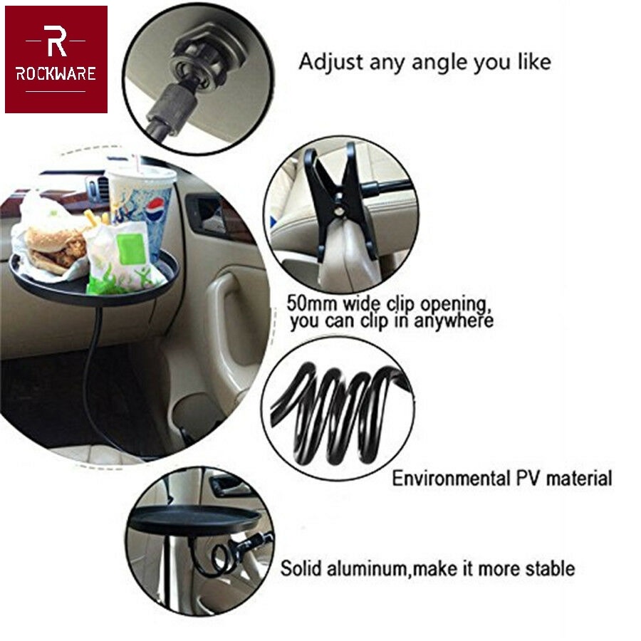 ROCKWARE RW-SWD02 - Car Bracket Tray - Meja Tatakan Setir Mobil