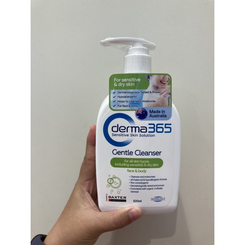 DERMA 365 GENTLE CLEANSER 500ML original