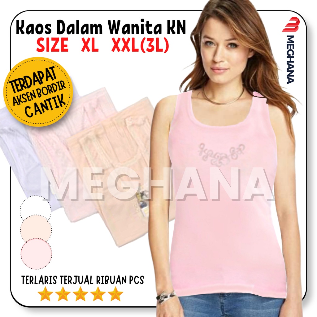 SINGLET WANITA / KAOS DALAM WANITA KATUN KN 3L