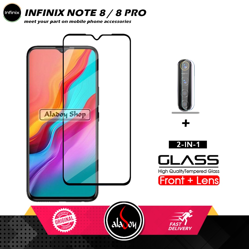 Tempered Glass Layar Infinix Hot 8 Free Tempered Glass Camre