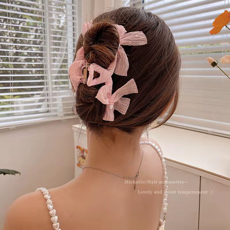 (Hello Girl)F128 Jepit Rambut Wanita Motif Kupu Pita  Import