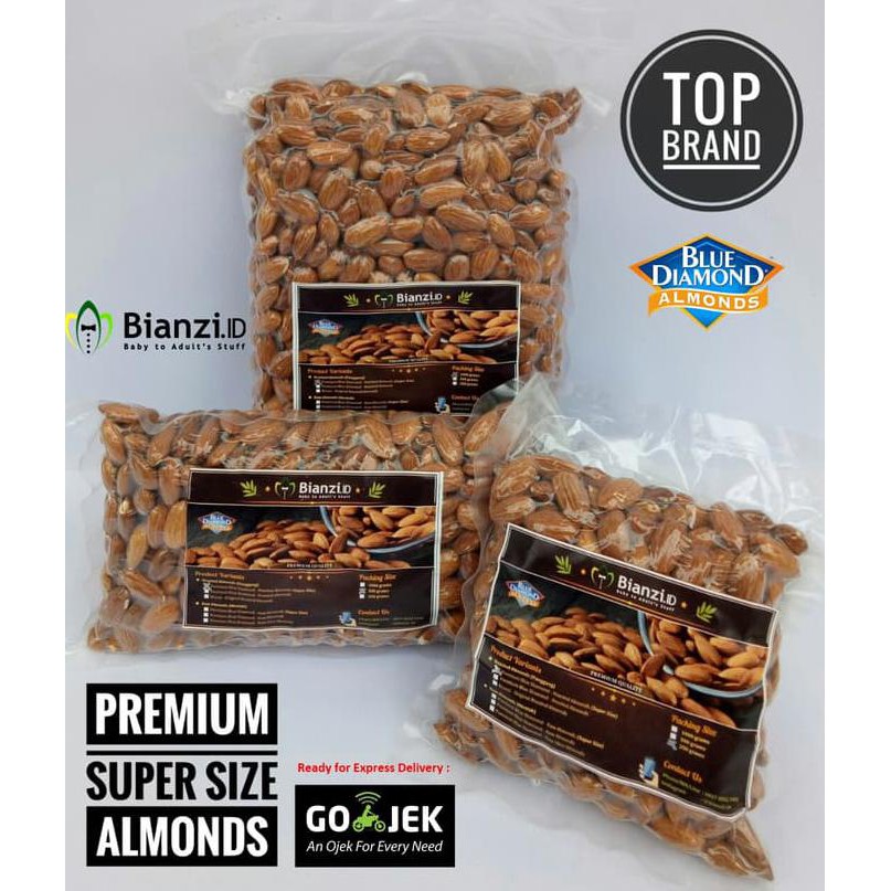 

Chasback Premium Blue Diamond-Roasted Almond (Super Size) 1000 Grams Terlaris
