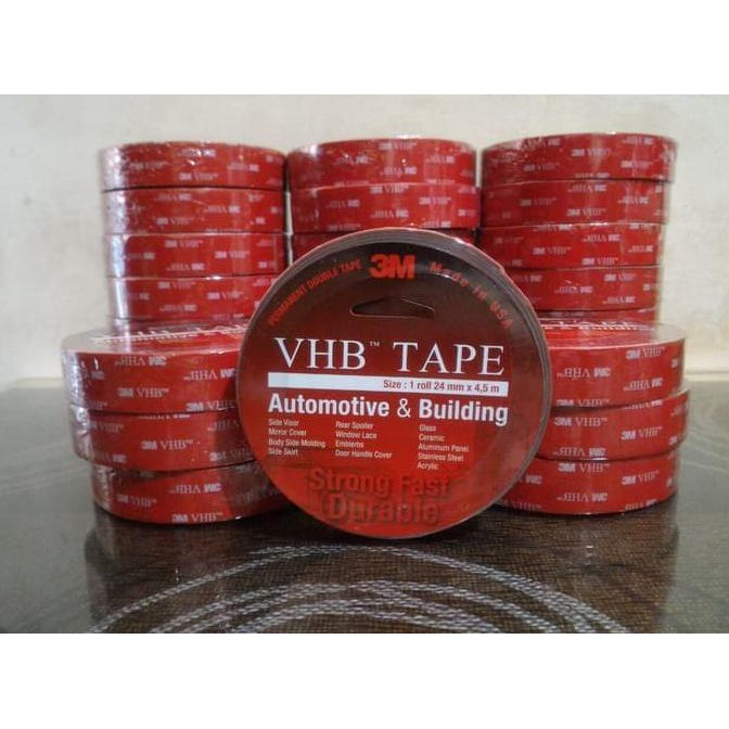 

Double Tape 3M VHB 24mm x 4,5 m ORIGINAL / DOUBLE FOAM TAPE MURAAAh