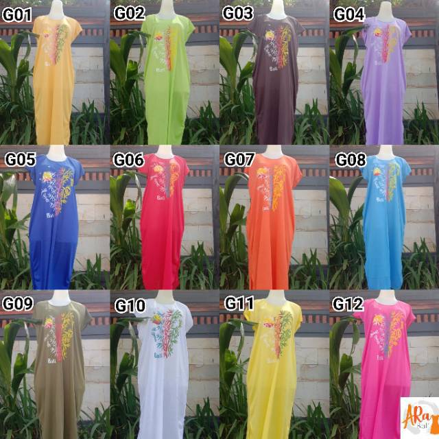 DRESS PANTAI BALI/DRESS KAOS BALI/DASTER MIDI BALI