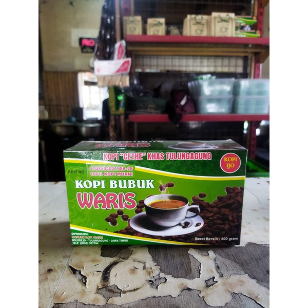 

kopi bubuk cethe waris kardus