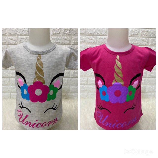 Kaos anak cewek (UNICORN)2-9 tahun