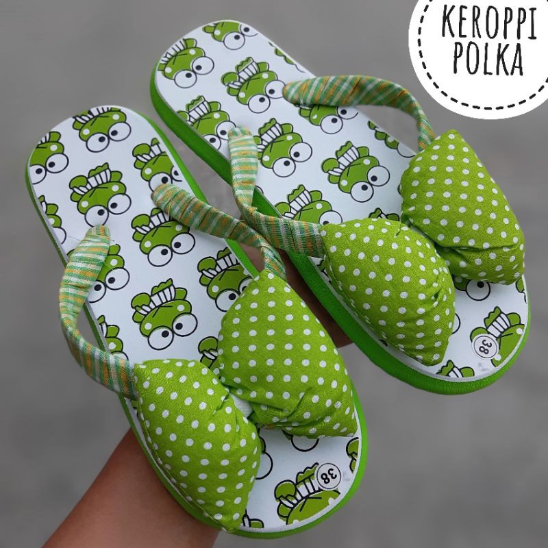 Sandal jepit lucu pita karakter kartun dewasa / Sandal Doraemon /Sandal Keroppi