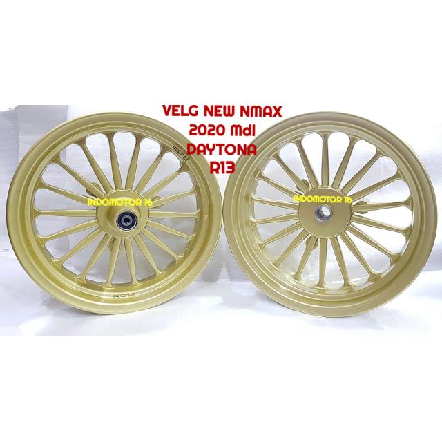 Velg NEW NMAX Rossy Model Daytona GOLD 350-400 R13