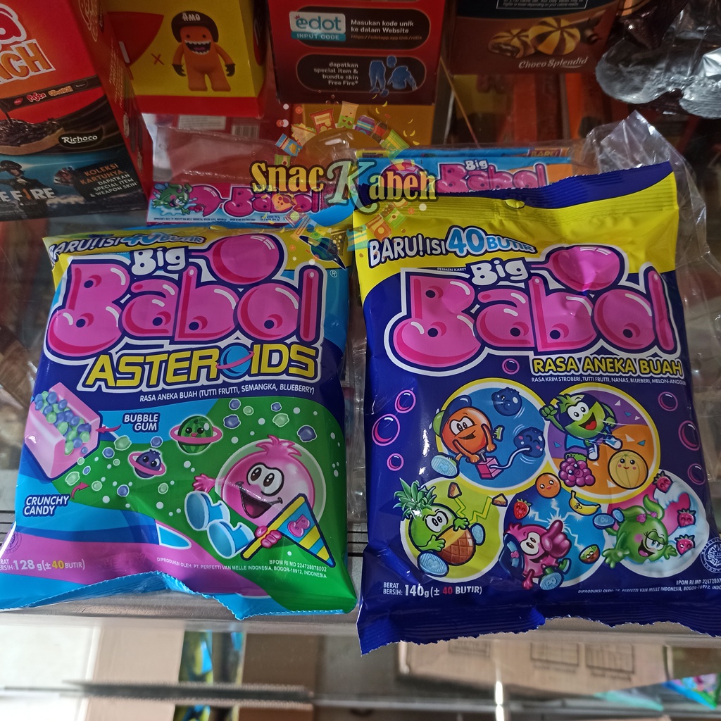 

Permen Karet Big Babol zak sak isi 40