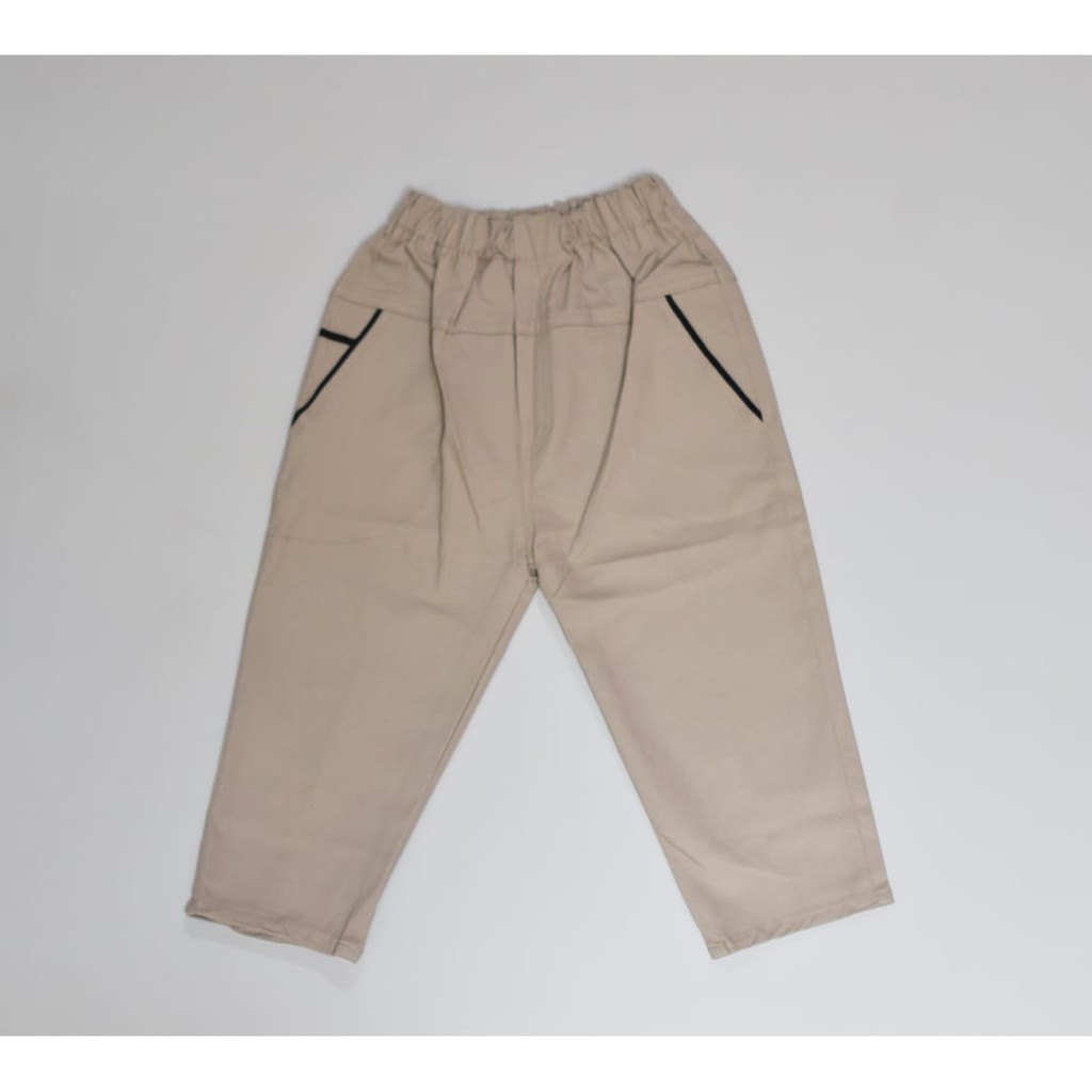 CELANA PANJANG ANAK WARNA KREM CINOS USIA 1-9 TAHUN-2