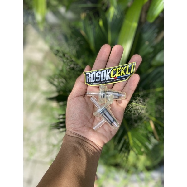 filter bensin transparan