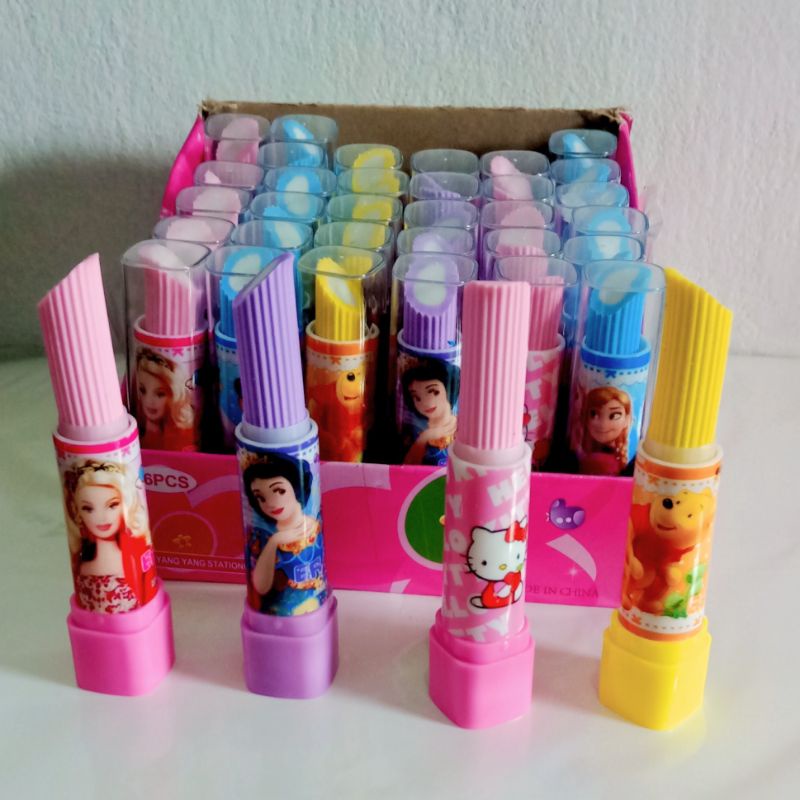 

PENGHAPUS BENTUK LIPSTIK / STIP HAPUSAN PENSIL / ERASER MOTIF LIPSTIK