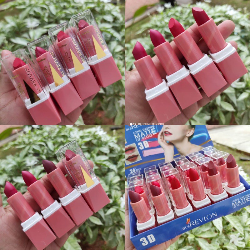 [ ECER ] REVLON LIPSTICK GOLD &amp; BIRU MATTE