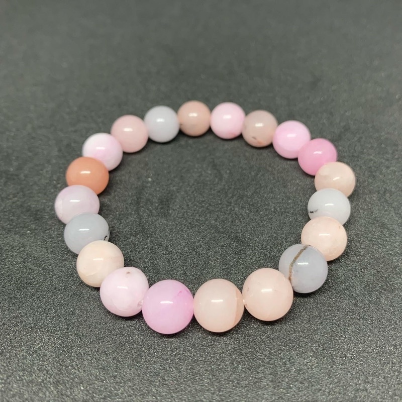 gelang healing gelang batu asli pink opal