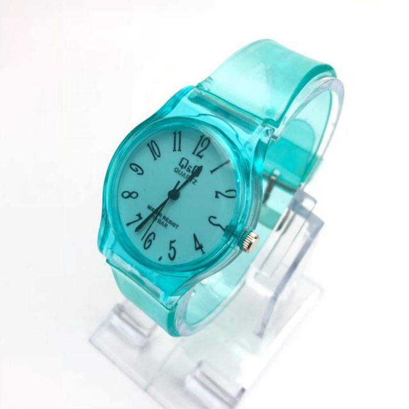 Jam Tangan Karet Transparan Jam Fashion Pria Wanita 4g4-Tosca