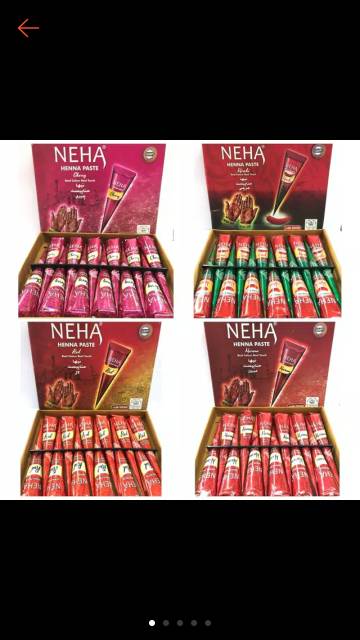 Tato Tangan Pengantin HENNA PASTE  Neha MELUKIS TANGAN Tato NEHA Henna Hena Paste Original BPOM- Eceran