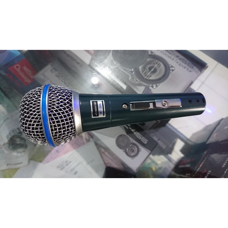 Microphone MIC Cable KARAOKE PROFESIONAL BOSSTRON BT58A BODY BESI TOP