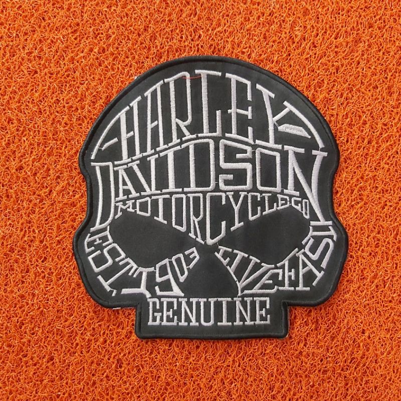 BACKPATCH BORDIR HARLEY DAVIDSON PREMIUM