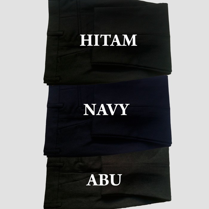 Celana Bahan Kerja Pria Slim Fit Tebal Trendy Keren