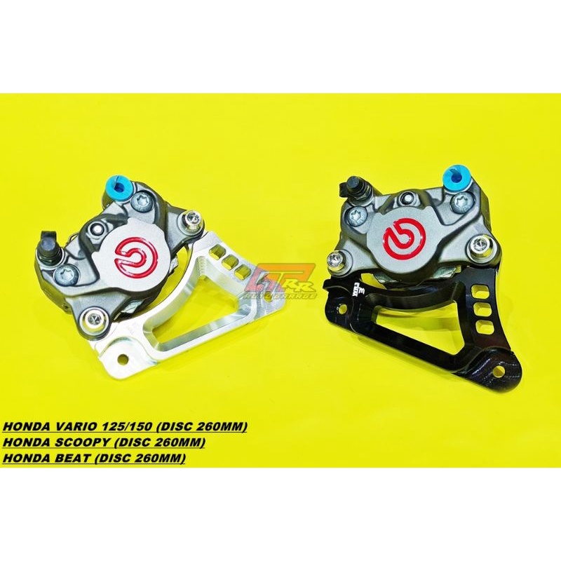 Bracket WR3 Kaliper Brembo Depan P2 2 Piston Beat Scoopy Vario 125 150