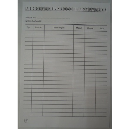 

Spesial Kartu Stock Kecil Promo