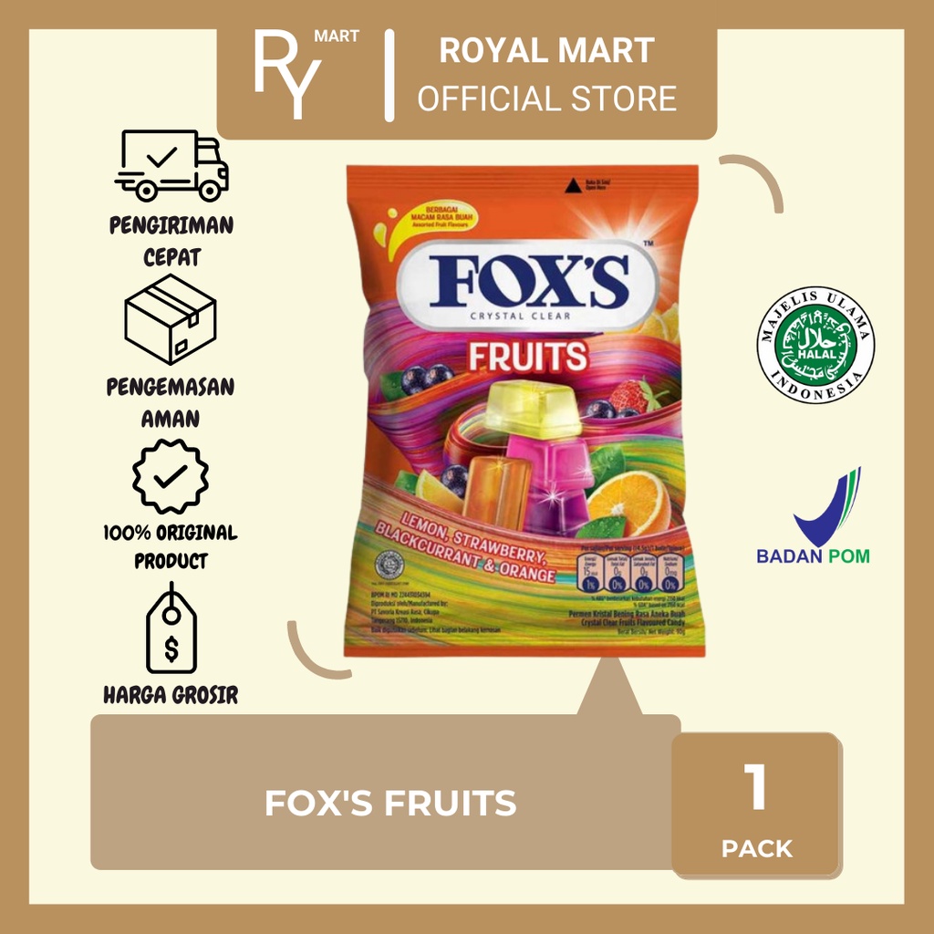 

Permen Fox's Fruits