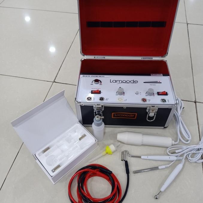 4 Fungsi Alat Facial Galvanic Hf Vacum And Spray
