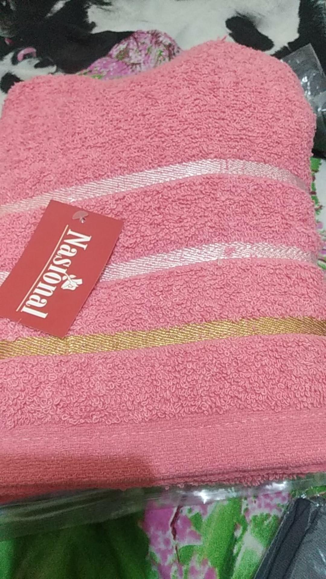 Merah Putih Nasional Handuk Katun Ukuran 70x140