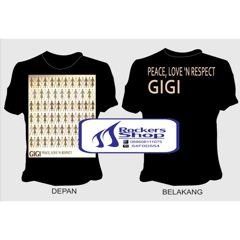 KAOS GIGI BAND ALBUM PEACE LOVE N RESPECT