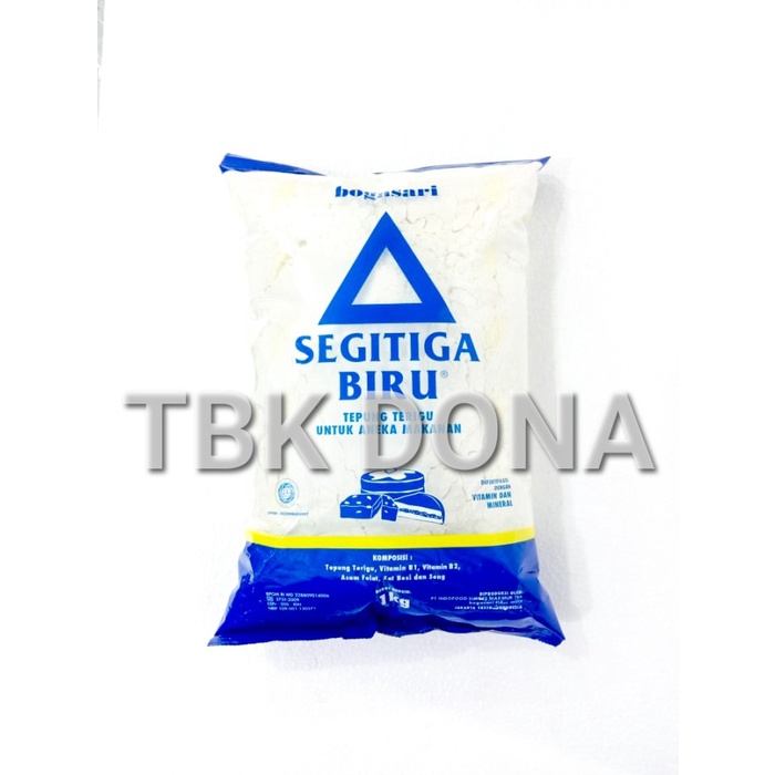 

terigu segitiga biru kemasan ekonomis 1 kg murah / tepung segitiga eko tokomaju1625