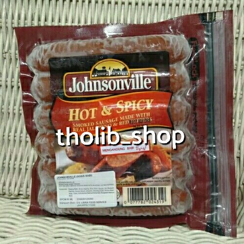 

sosis babi jhonsonville hot & spicy 396 gr
