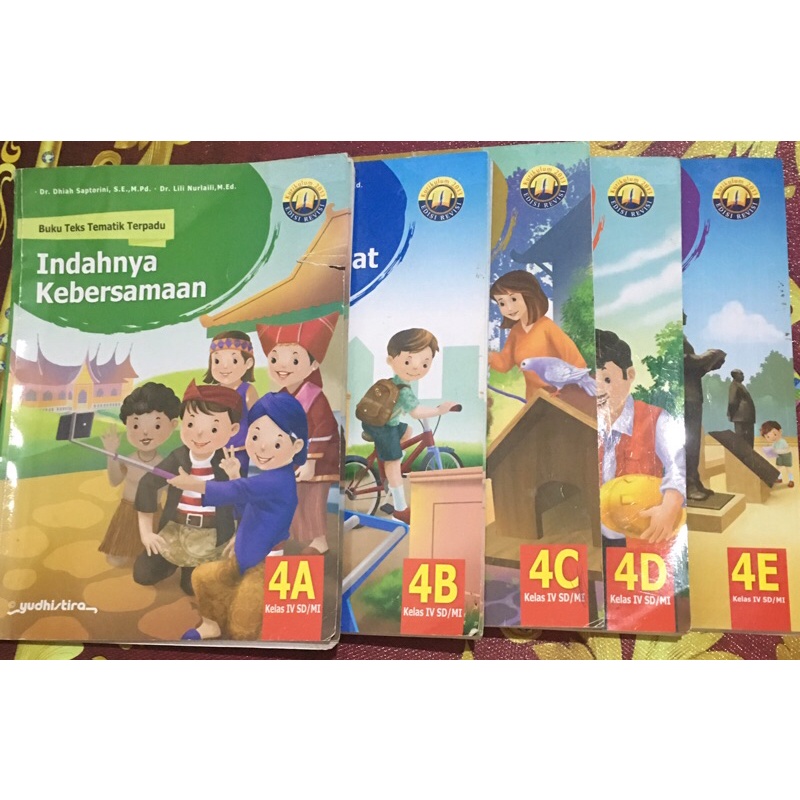 Buku tematik Kelas 4SD(tema A-I) Yudhistira