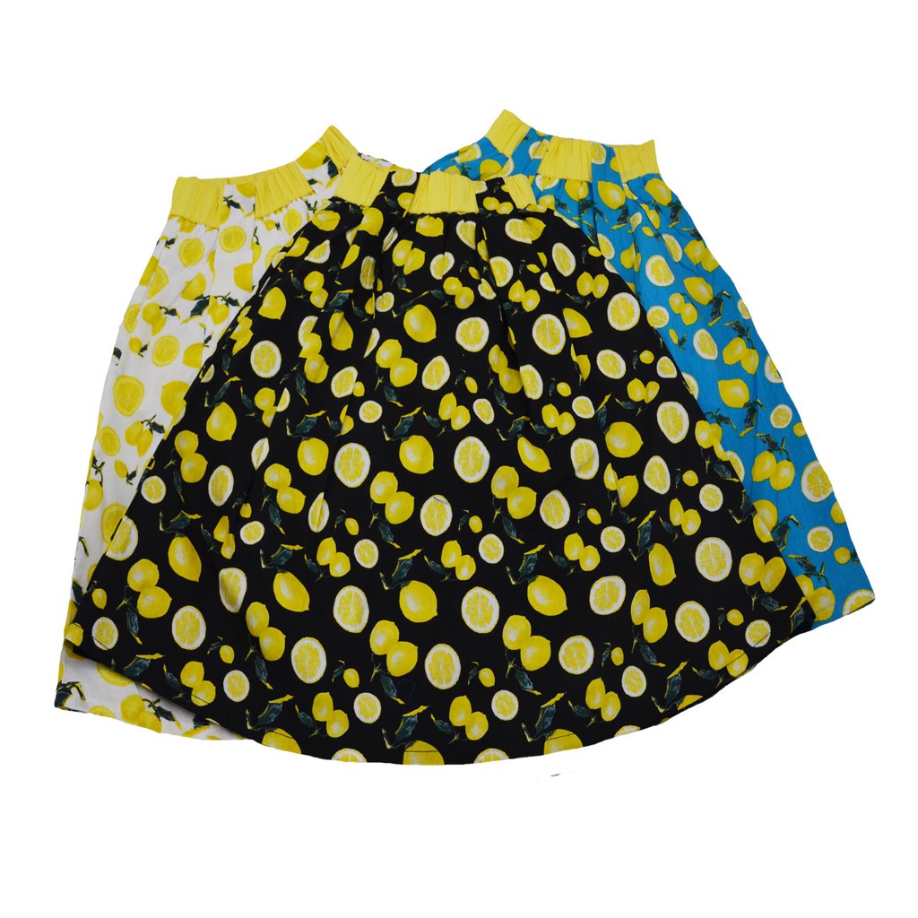 Rok Panjang Anak-Anak Perempusn Motif Lemon