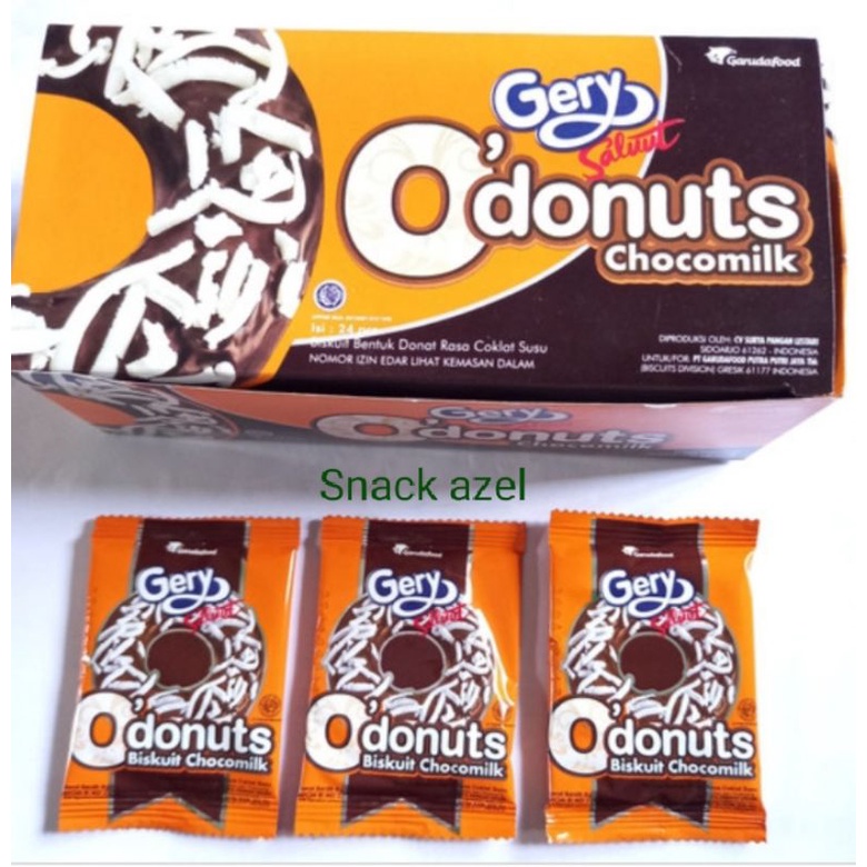 

Gery saluut donuts chocomilk 8gr 1 bok isi 24 pcs