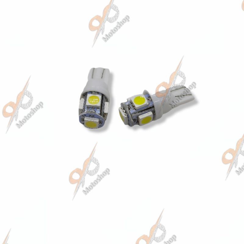 Lampu Senja Motor | Sen Colok 5 Led 5 Mata T10 | Lampu Sign Tancap Jagung Sepasang