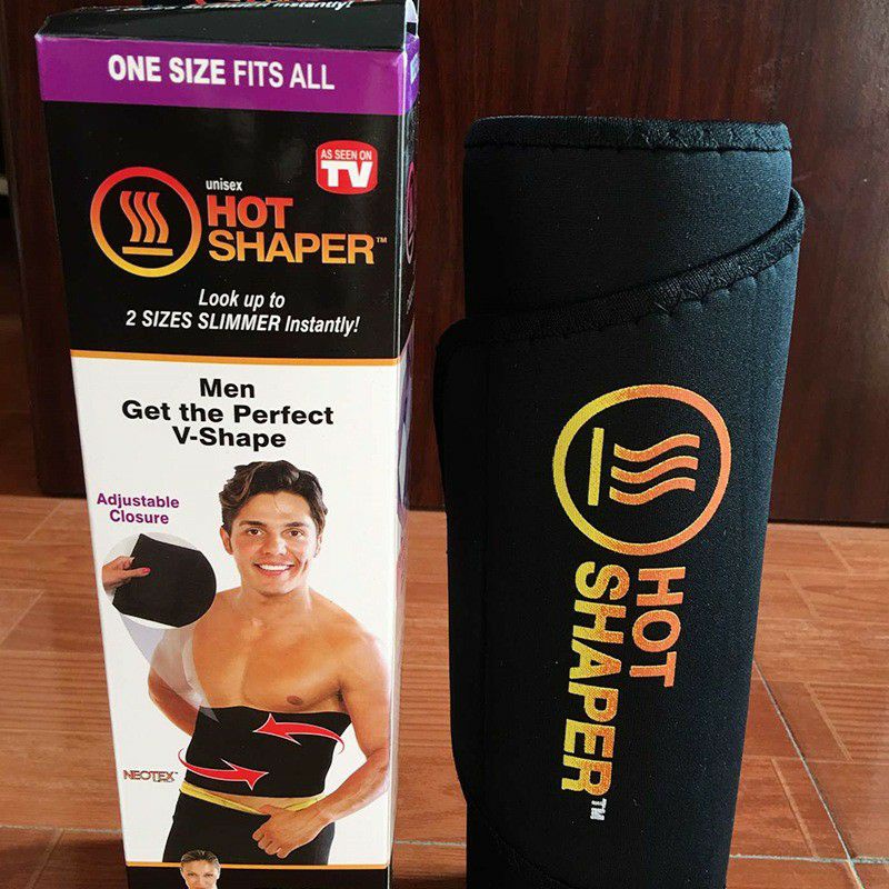 HOT SHAPER WAIST MEN BELT UNISEX KORSET PEREKAT PEMBAKAR LEMAK PENGECIL PERUT BUNCIT ORIGINAL