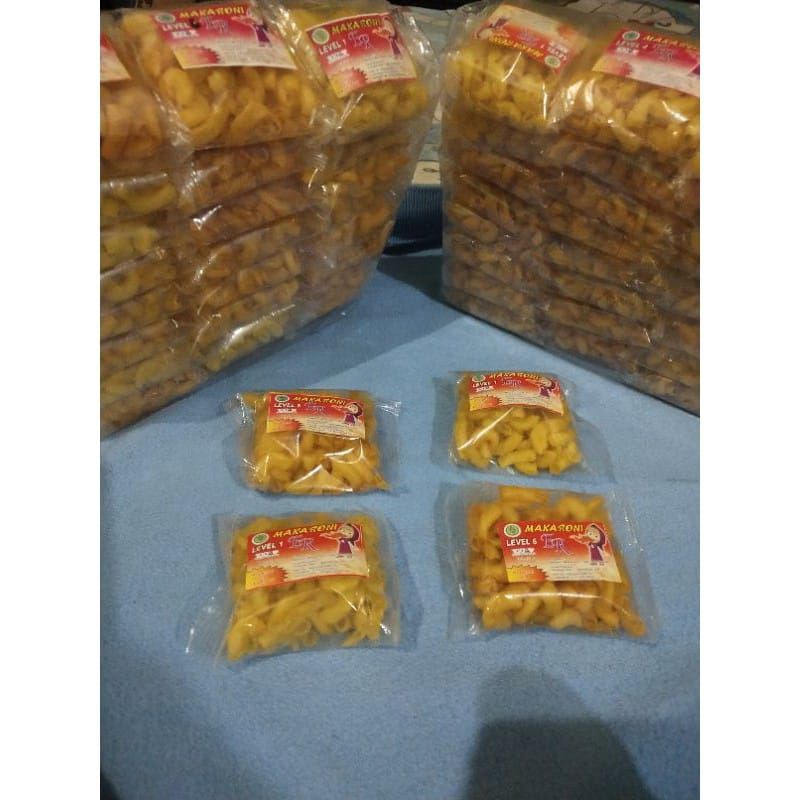 MAKARONI MAKRONI ER MARSHA 5 PAK GURIH PEDAS GLOSIR LEVEL ORI-10 BEST SELLER