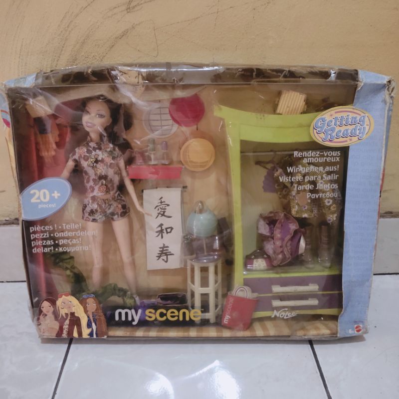 Barbie My Scene Playset Nolee Getting Ready Original Mattel Vintage - Mainan Anak