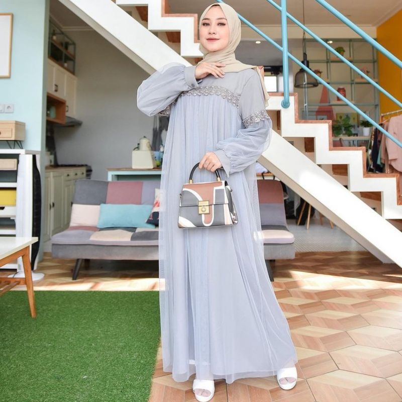 DRESS MAXI MUSLIM WANITA TERMURAH/NEW ZOYA MAXI GAMIS