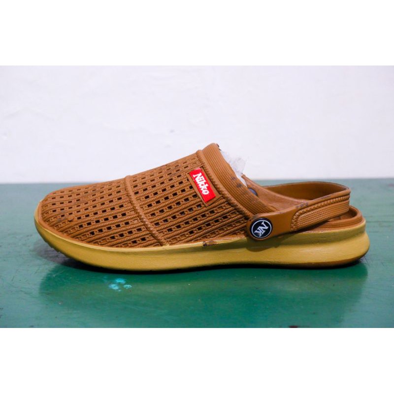 nikko selop karet waterprof sandal hujan sandal bakpau sandal baim sandal karet