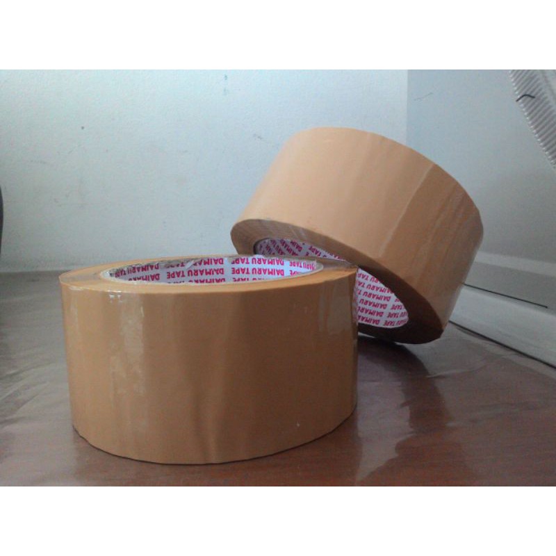

Daimaru isolasi lakban bening / coklat 2inch / 48mm x 90 yard