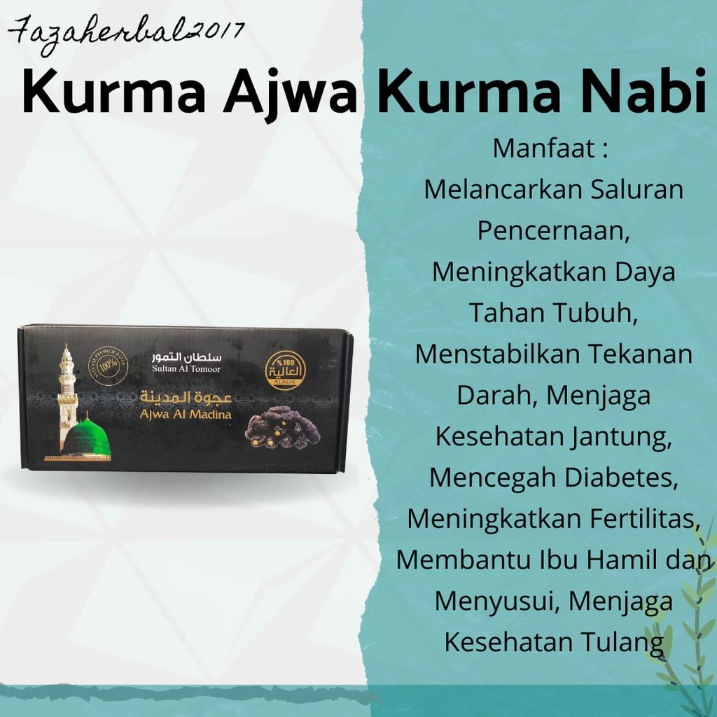 Kurma Ajwa/Kurma Nabi